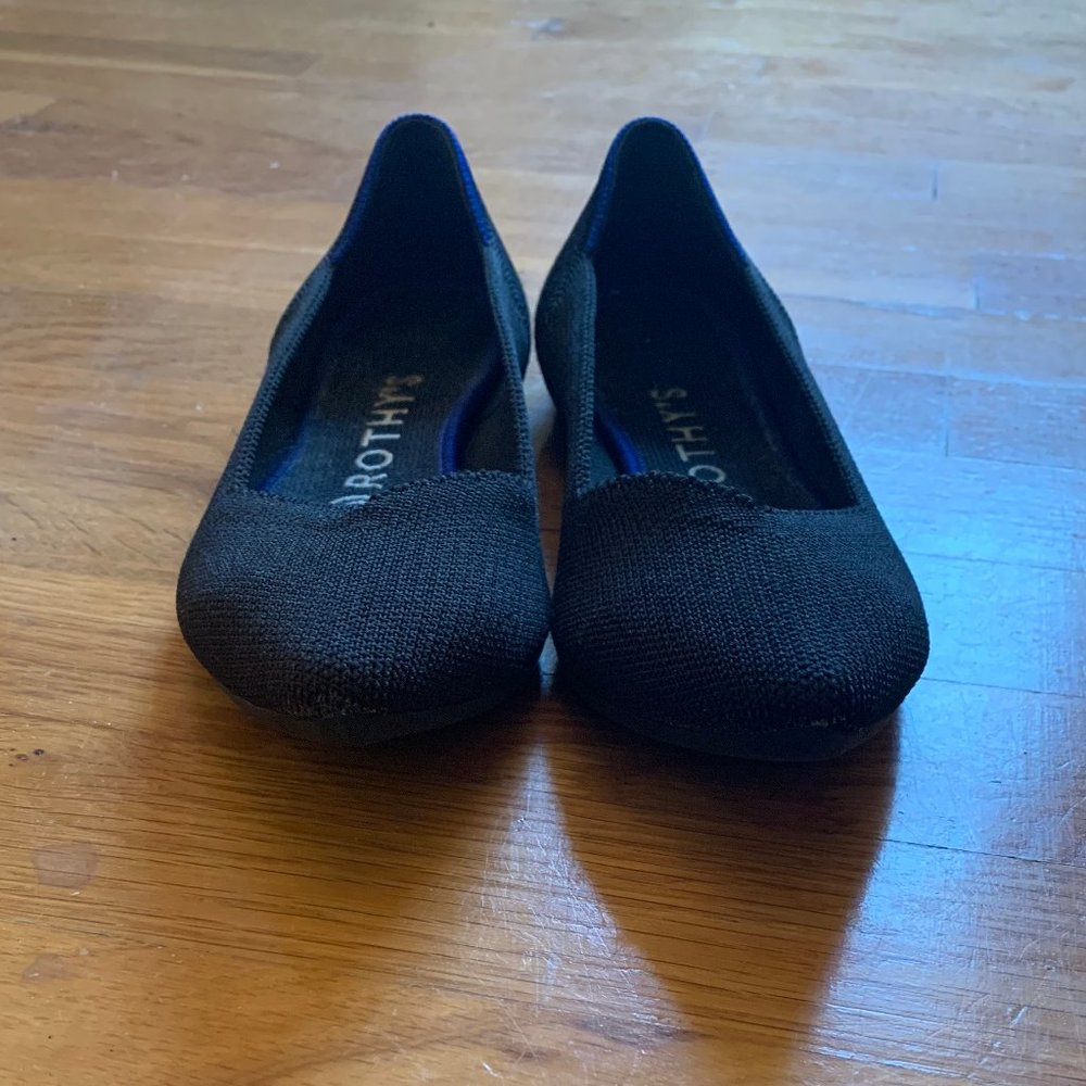 Rothy's Black Solid Point Toe